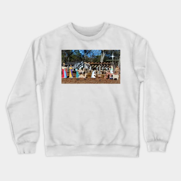 Nativity Scene Crewneck Sweatshirt by Cynthia48